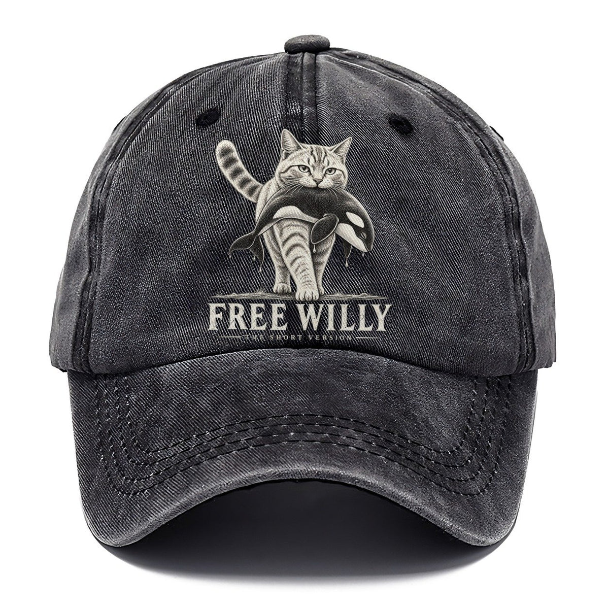 Free Willy Short Version Cats Classic Cap – Graphite