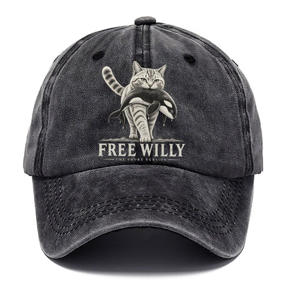 Free Willy Short Version Cats Classic Cap – Graphite
