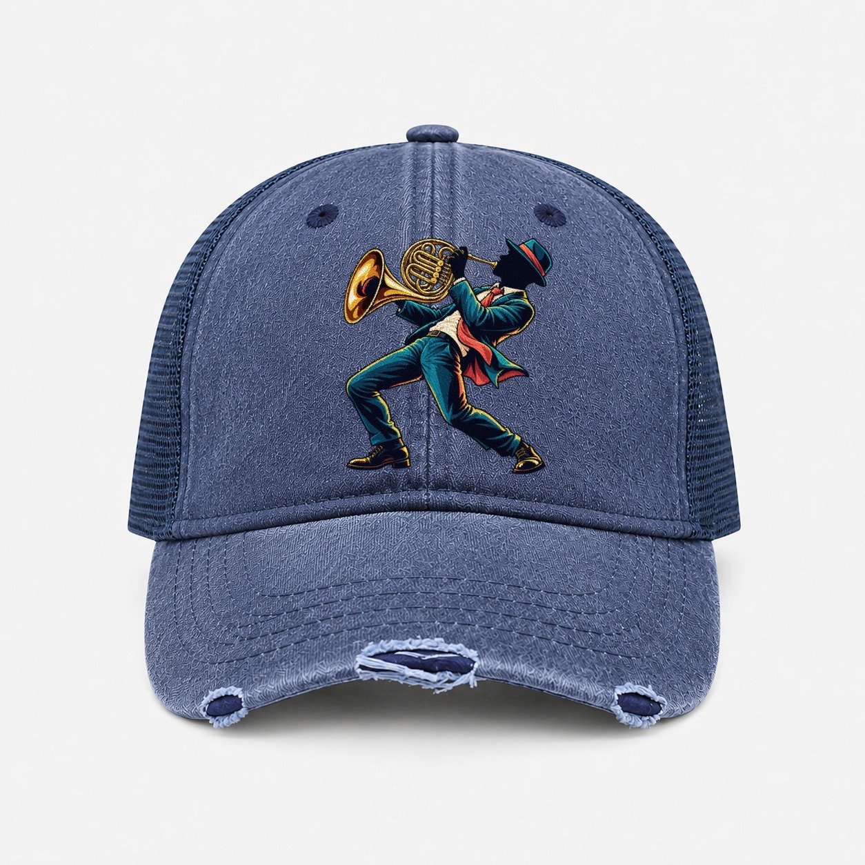 Navy — front view