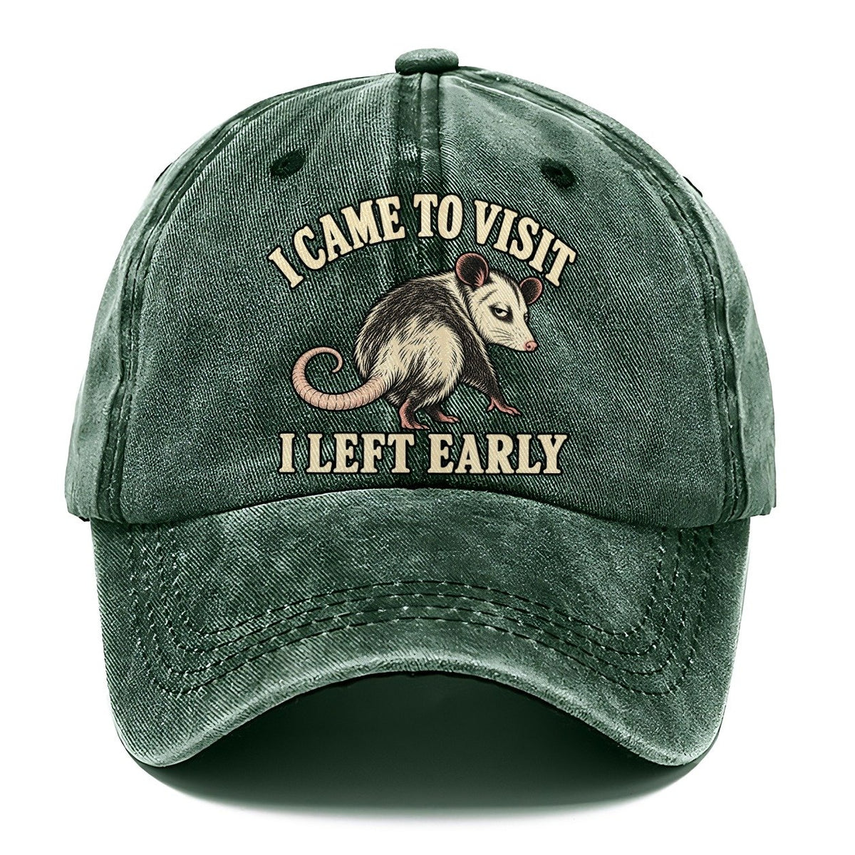 Opossum Quiet Exit Everyday Originals Classic Cap – Forest Mist