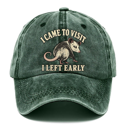 Opossum Quiet Exit Everyday Originals Classic Cap – Forest Mist