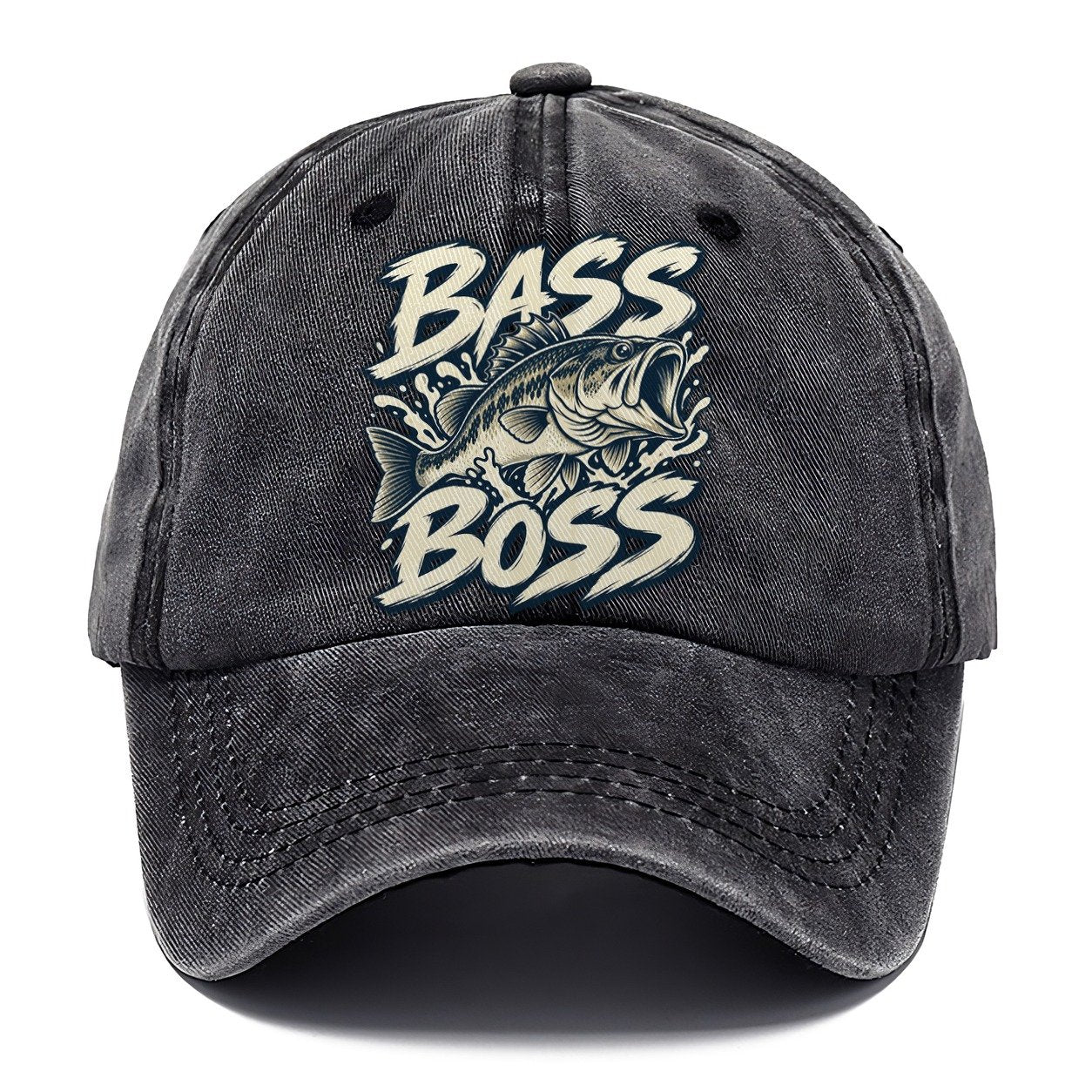 Bass Boss Fishing Elegant Classic Cap – Graphite