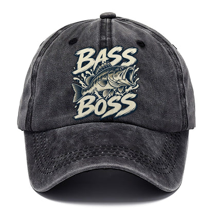 Bass Boss Fishing Elegant Classic Cap – Graphite