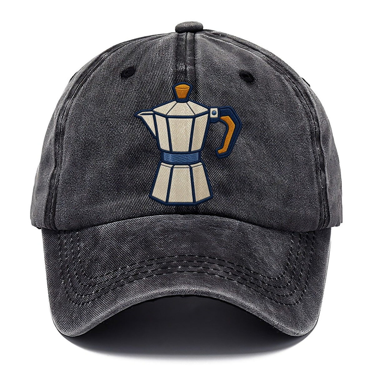 Moka Coffee Pot Tiny Solo Marks Classic Cap – Graphite