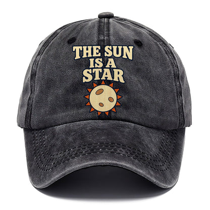 The Sun Is A Star Astronomy And Stargazing Classic Cap – Graphite