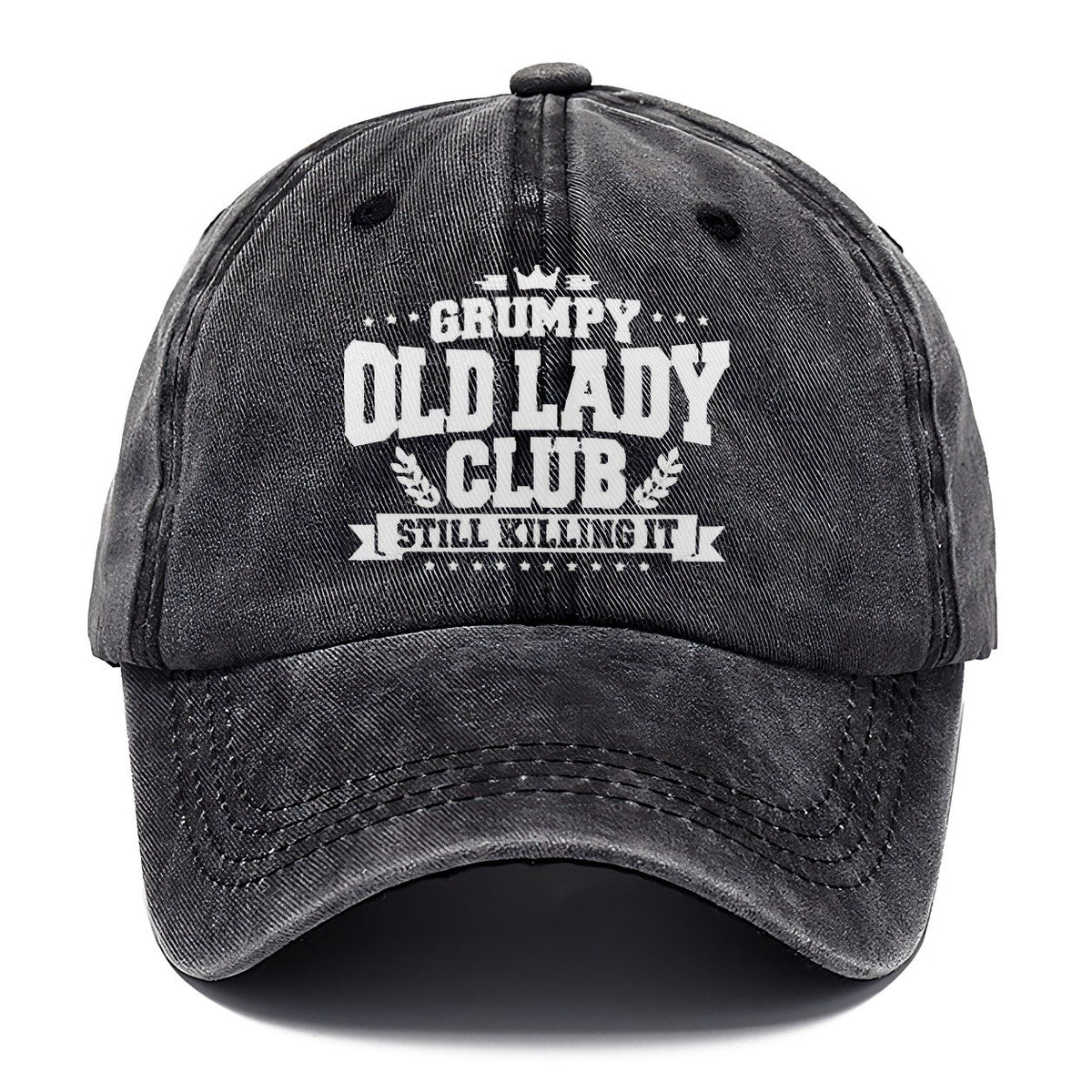 Grumpy Old Lady Killing It Classic Cap – Graphite