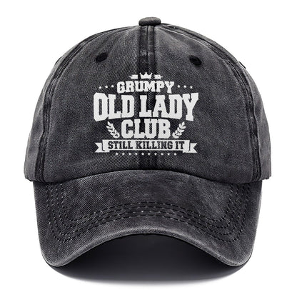 Grumpy Old Lady Killing It Classic Cap – Graphite