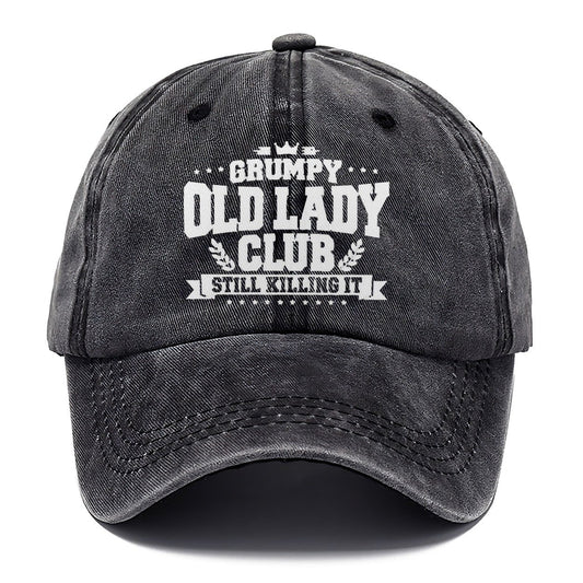 Grumpy Old Lady Killing It Classic Cap – Graphite