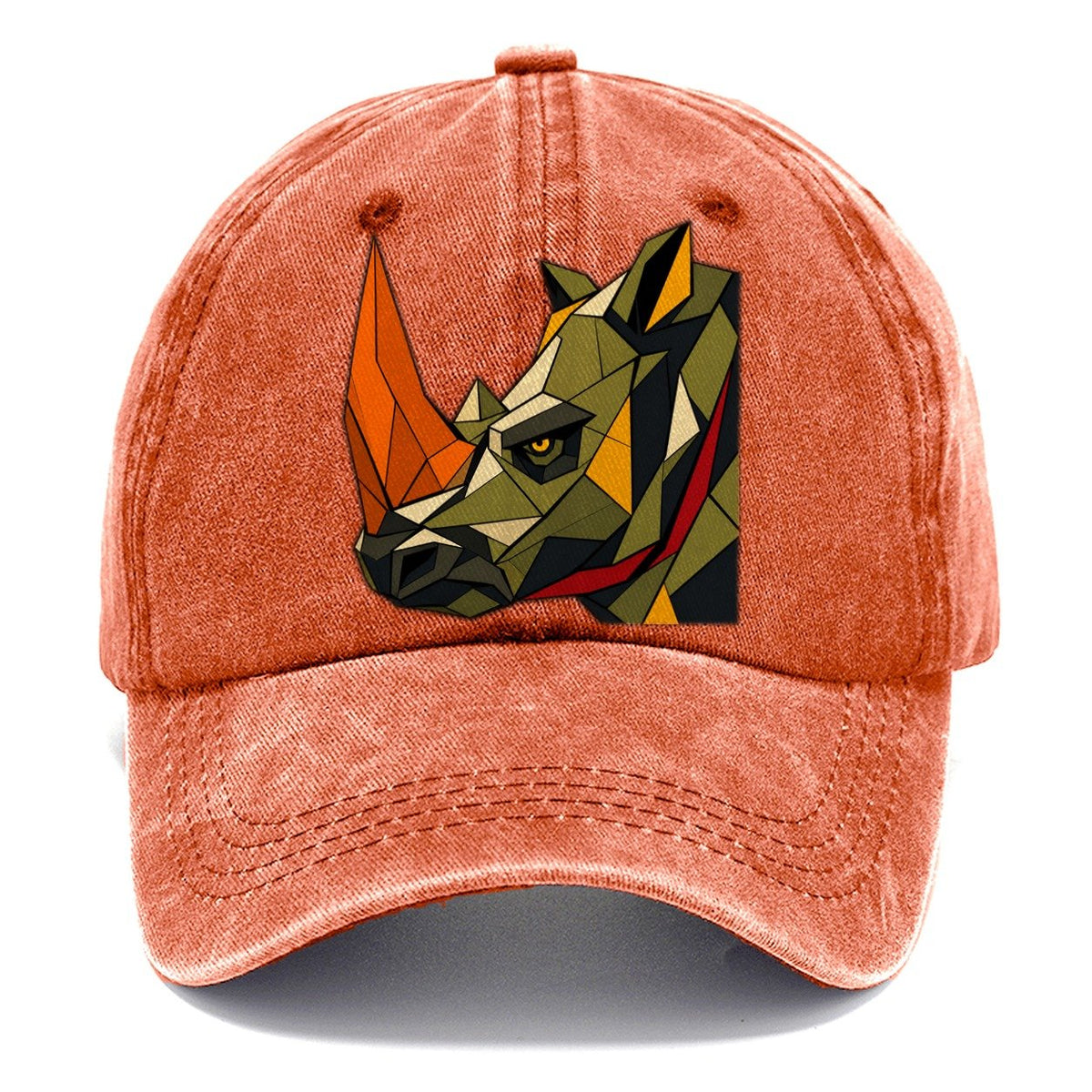Rhinoceros Profile Horn Classic Cap – Terracotta Clay