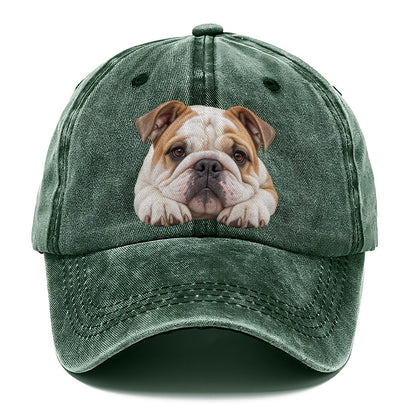 Bulldog Paw Pillow Character Club Classic Cap – Forest Mist