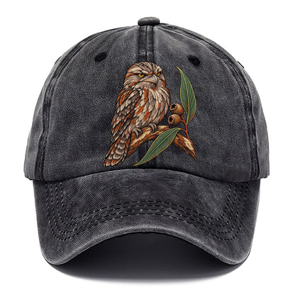 Tawny Frogmouth And Gum Nuts Australia Cultural Icons Classic Cap – Graphite