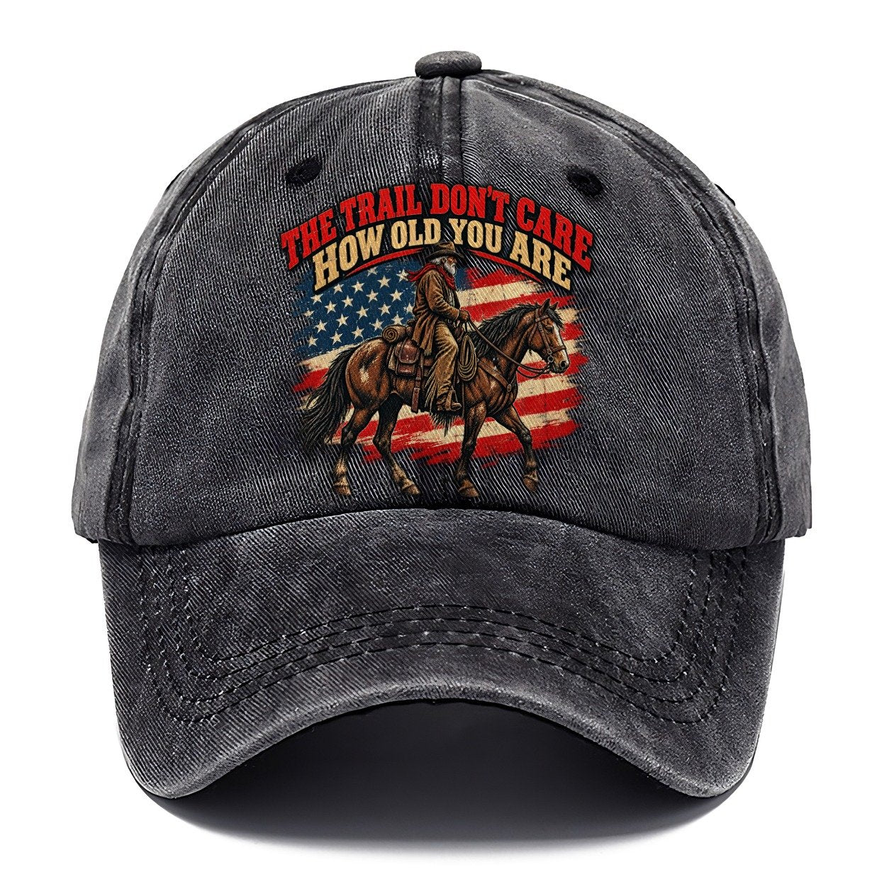 The Trail Don T Care How Old You Are Old Man Strong Classic Cap – Graphite