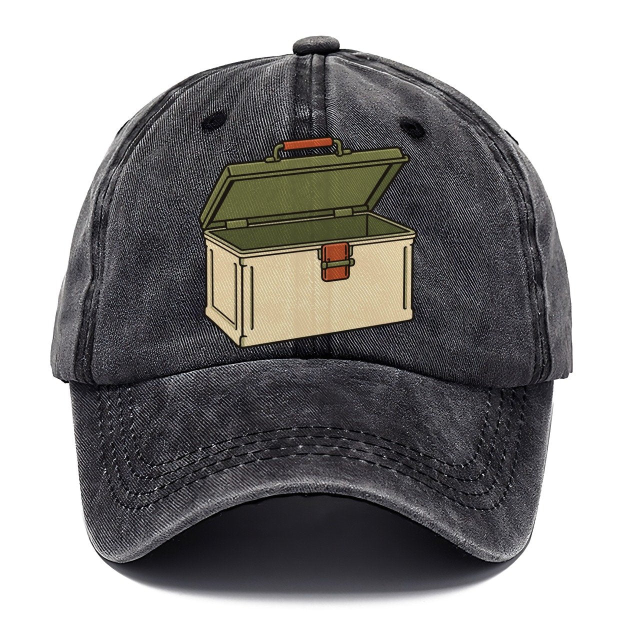 Ammo Box Three Quarter Geocaching Classic Cap – Graphite