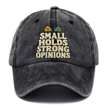 Small Holds Strong Opinions Rock Climbing Classic Cap – Graphite