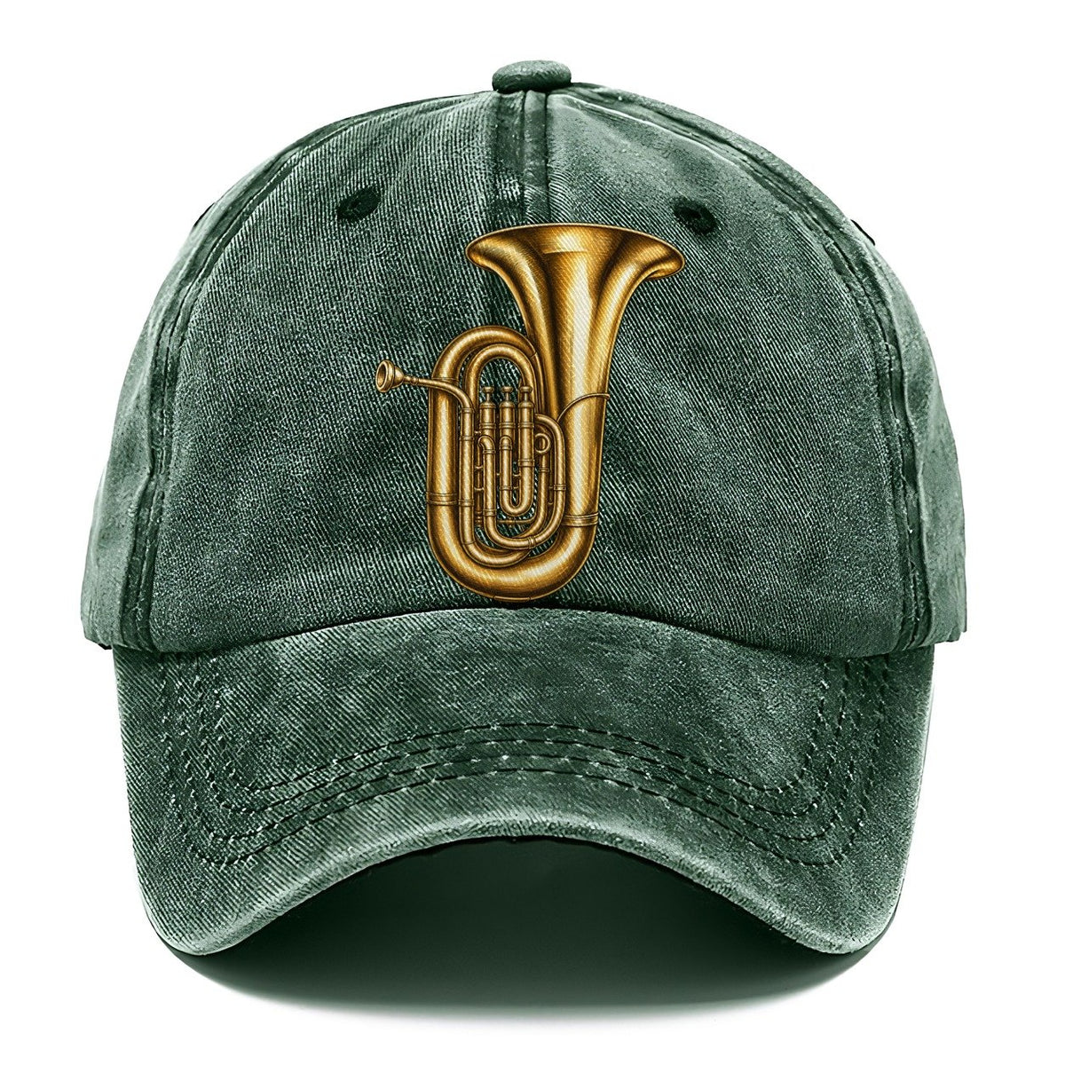 Tuba Warm Brass Curl Pastimes Companions Classic Cap – Forest Mist
