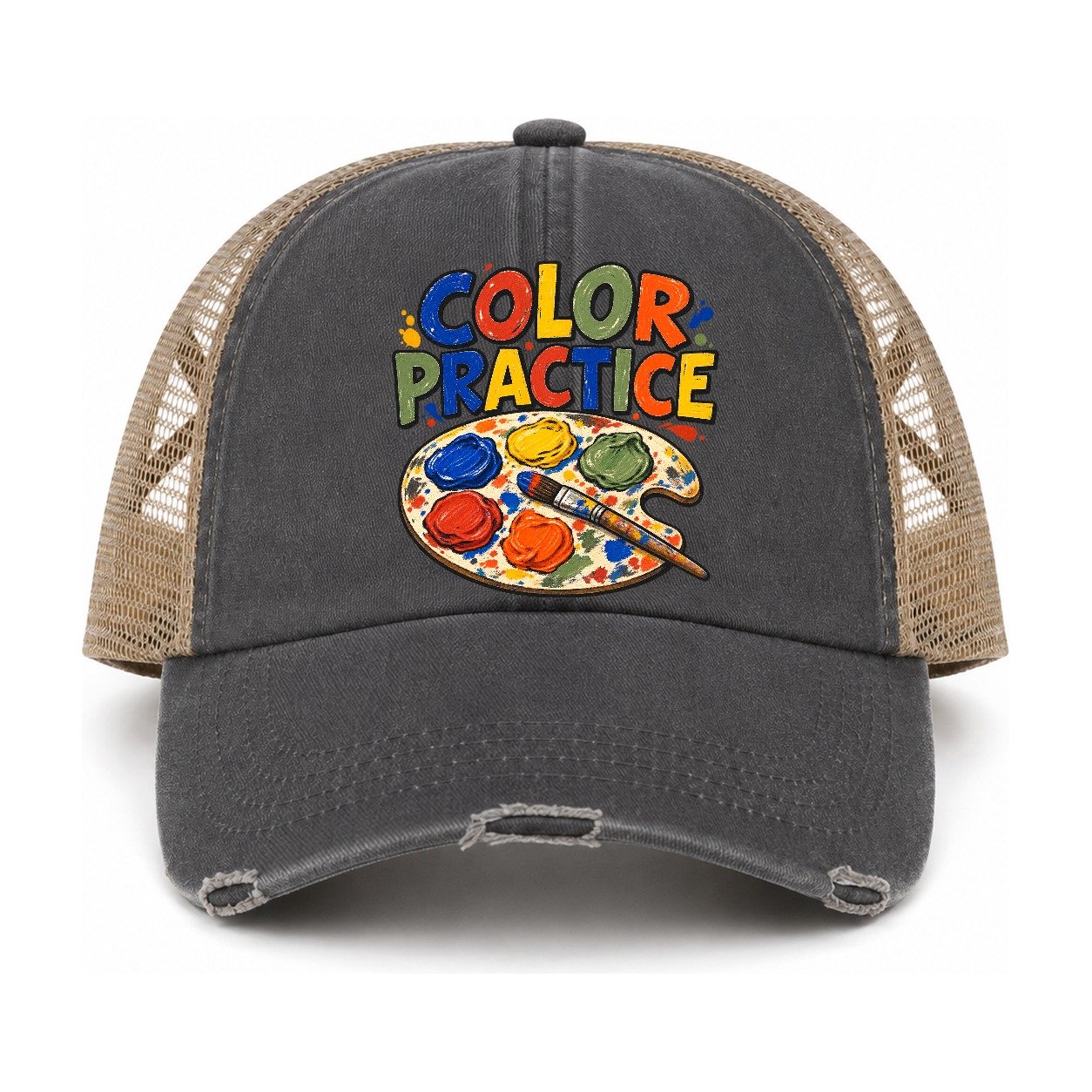 Charcoal-Khaki — front view