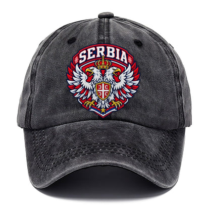 Serbia Retro Badge Country Logos Classic Cap – Graphite