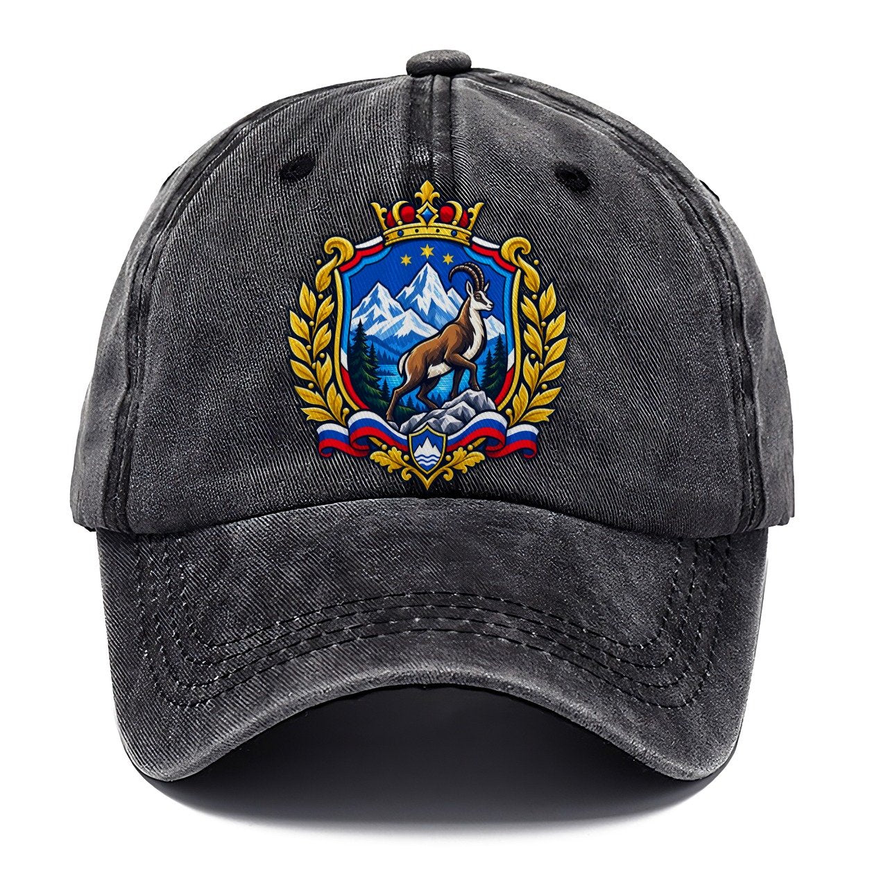Slovenia Heraldic Crest Country Logos Classic Cap – Graphite