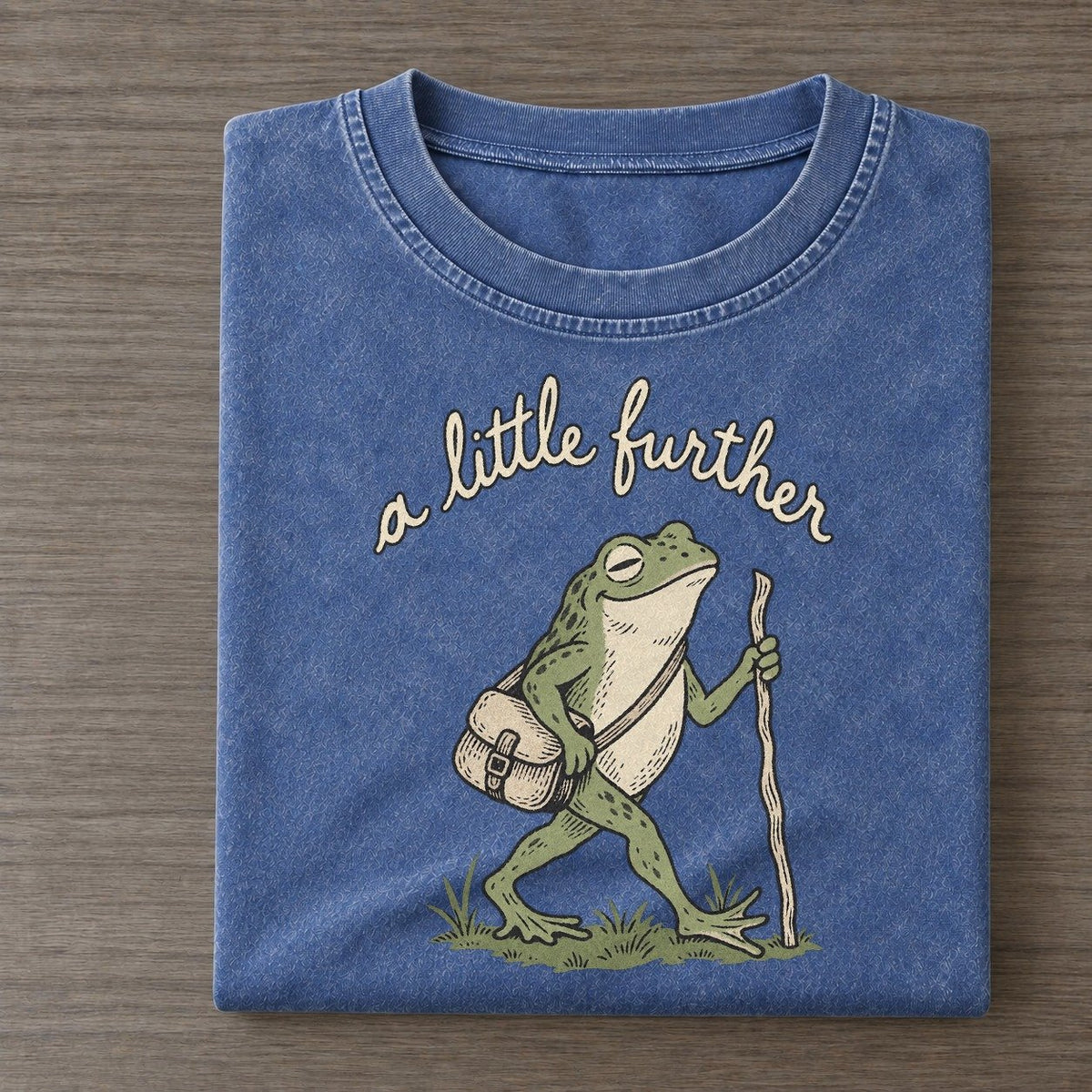 Satchel And Stick Pond Folk Vintage T-shirt – Washed Blue