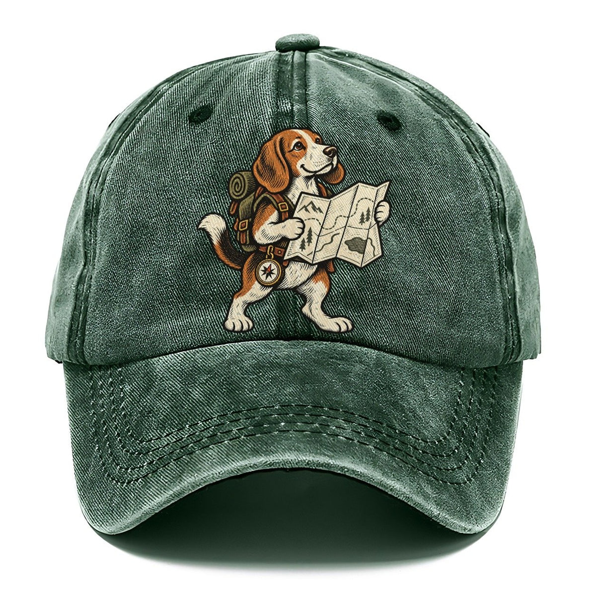 Beagle Trail Cartographer Sundown Familiars Classic Cap – Forest Mist