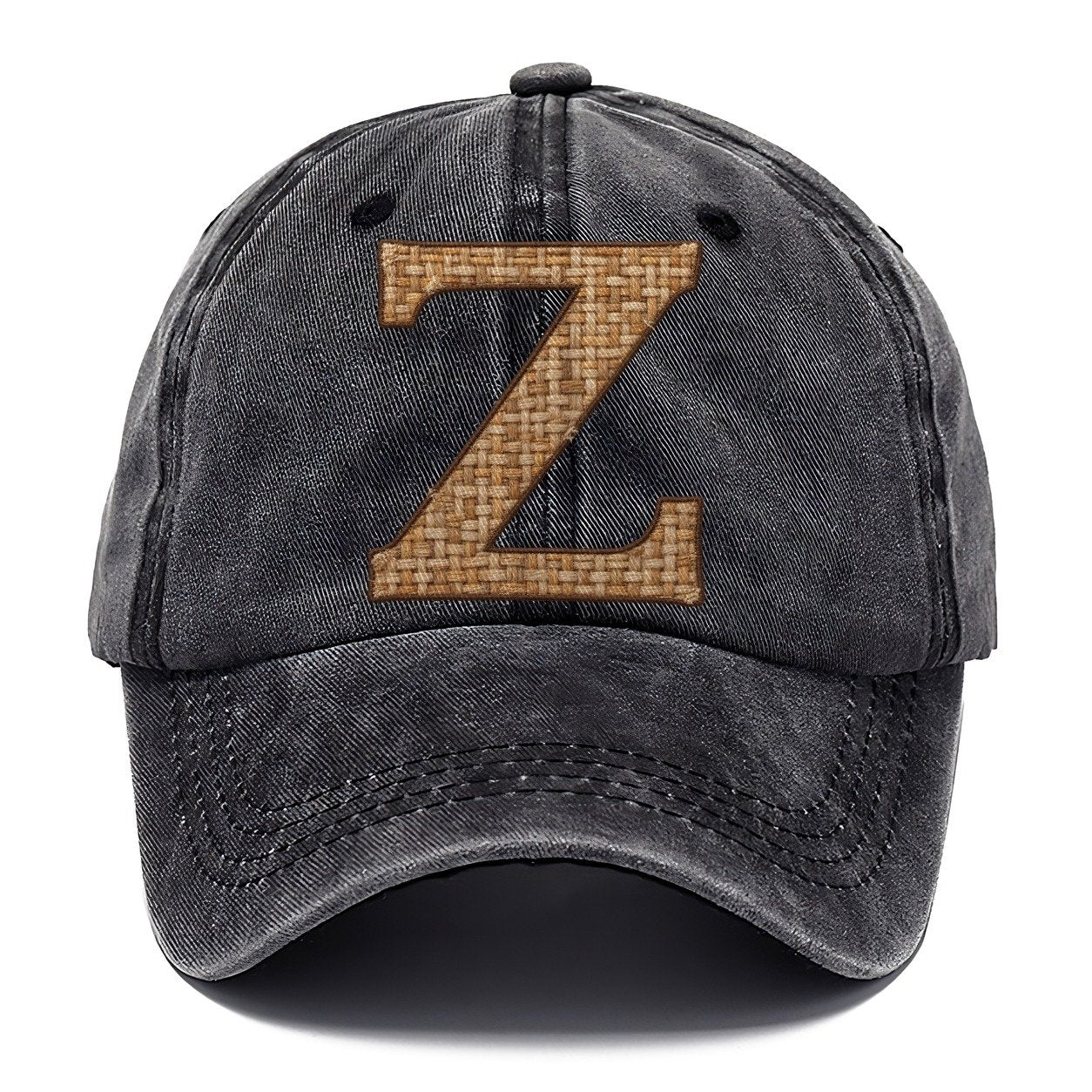 Woven Tweed Z Monogram Classic Cap – Graphite