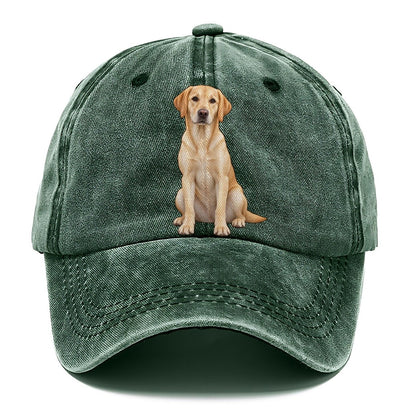American Yellow Labrador Classic Cap – Forest Mist