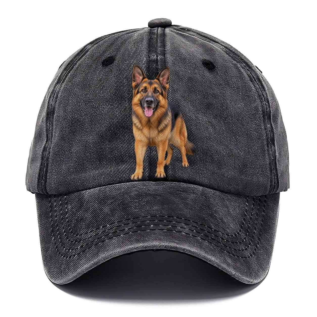 German Shepherd Standing Top Breeds Classic Cap – Graphite