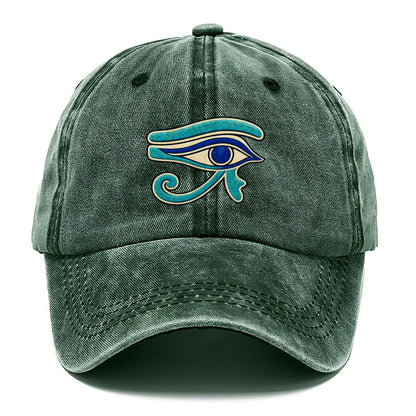 Wedjat In Blue Quiet Wards Heritage Classic Cap – Forest Mist