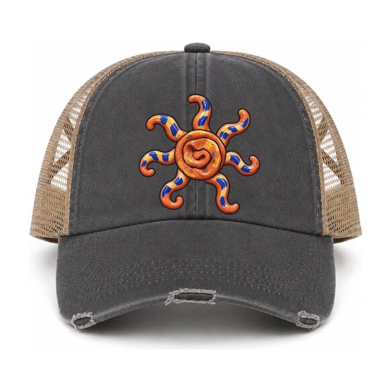 Charcoal-Khaki — front view
