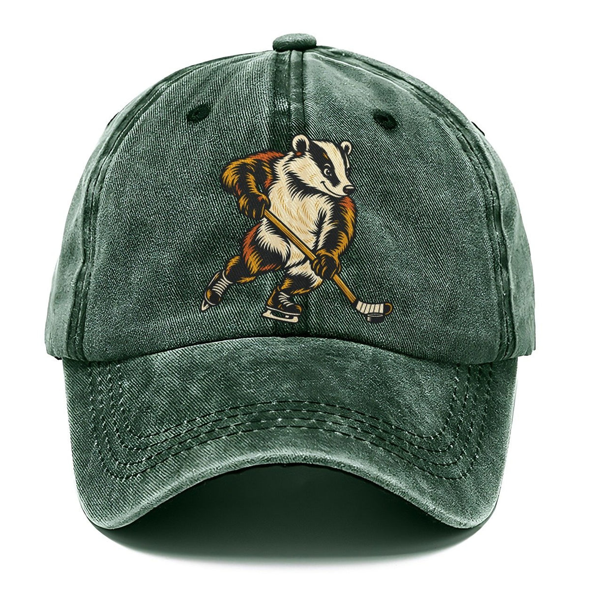 Badger Ice Skater Sundown Familiars Classic Cap – Forest Mist