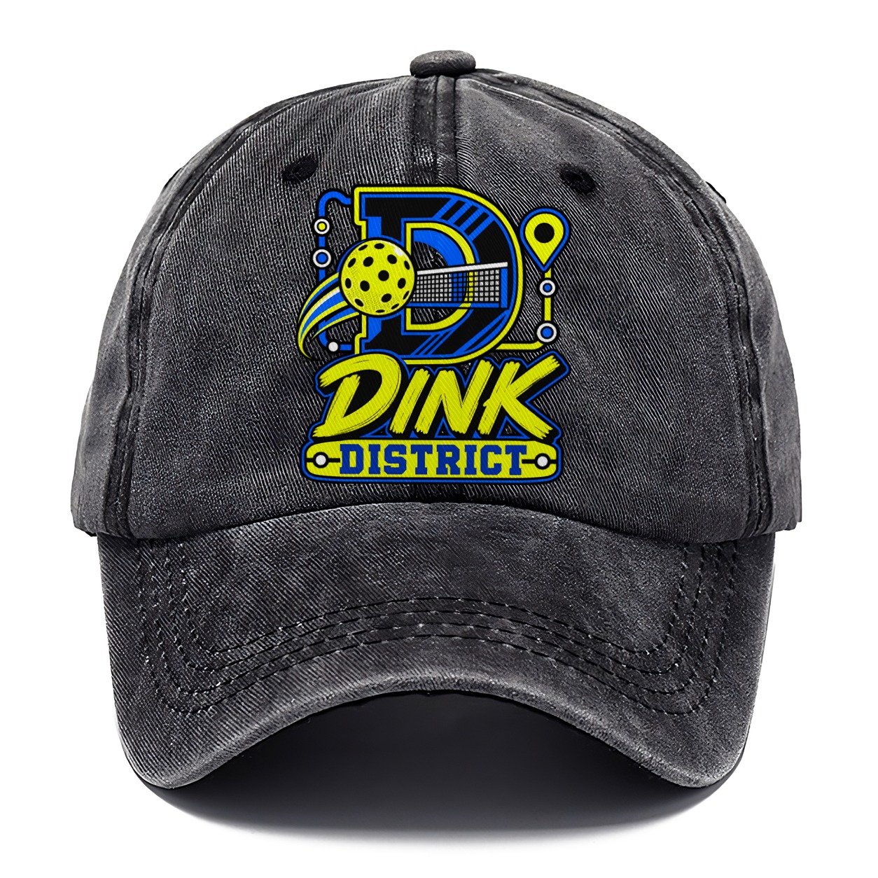 Dink District Pickleball Life Classic Cap – Graphite