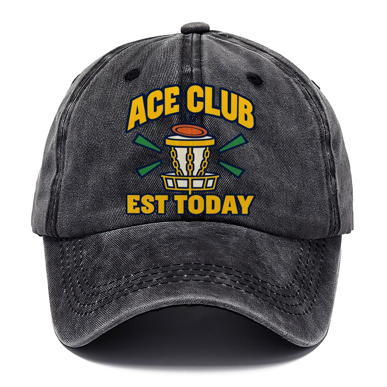 Ace Club Est Today Disc Golf Classic Cap – Graphite