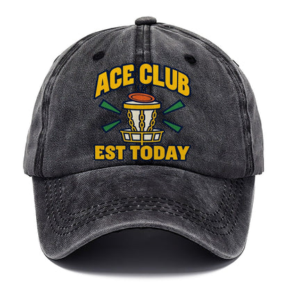 Ace Club Est Today Disc Golf Classic Cap – Graphite