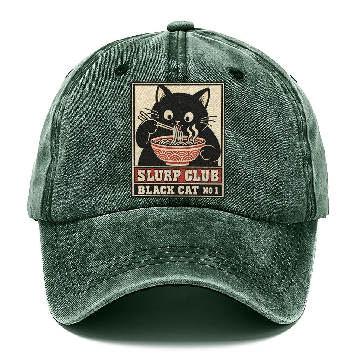 Black Cat Shoyu Slurp Club Classic Cap – Forest Mist