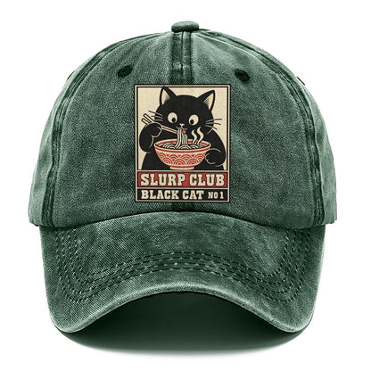 Black Cat Shoyu Slurp Club Classic Cap – Forest Mist