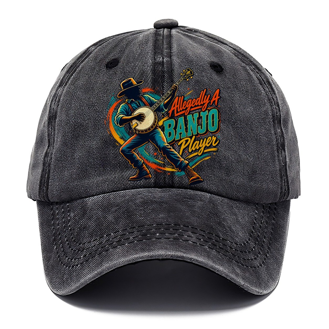 Allegedly A Banjo Player Music Instruments Classic Cap – Graphite