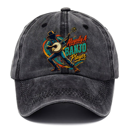 Allegedly A Banjo Player Music Instruments Classic Cap – Graphite