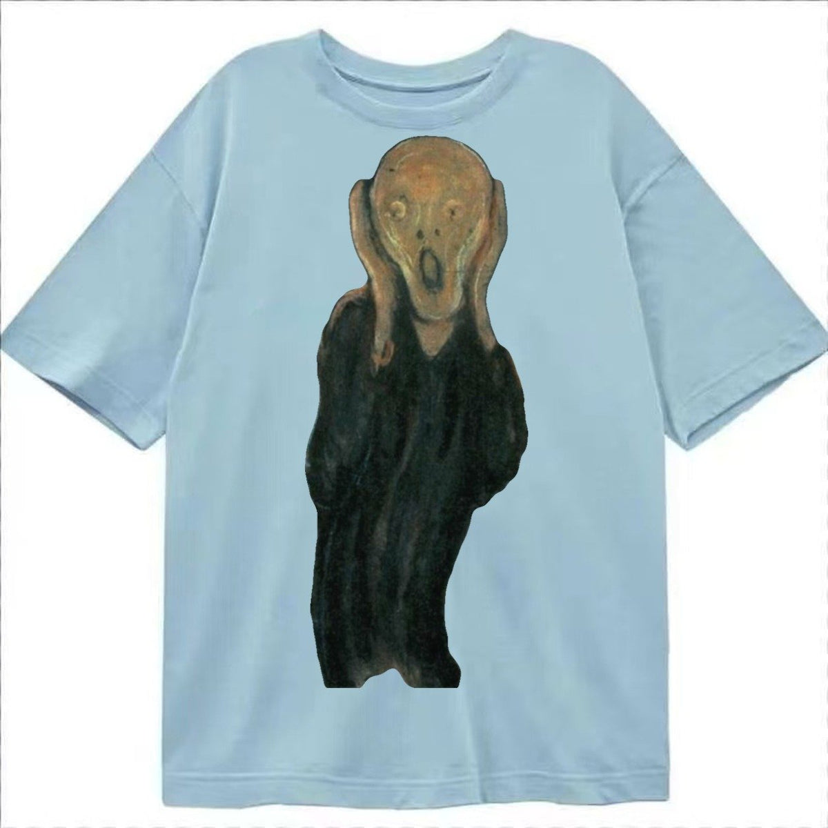 The Scream Classic T-shirt – Light Blue