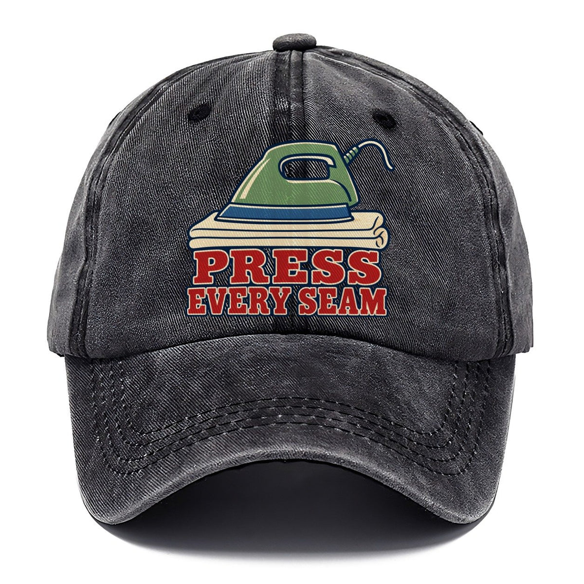 Press Every Seam Sewing And Quilting Classic Cap – Graphite