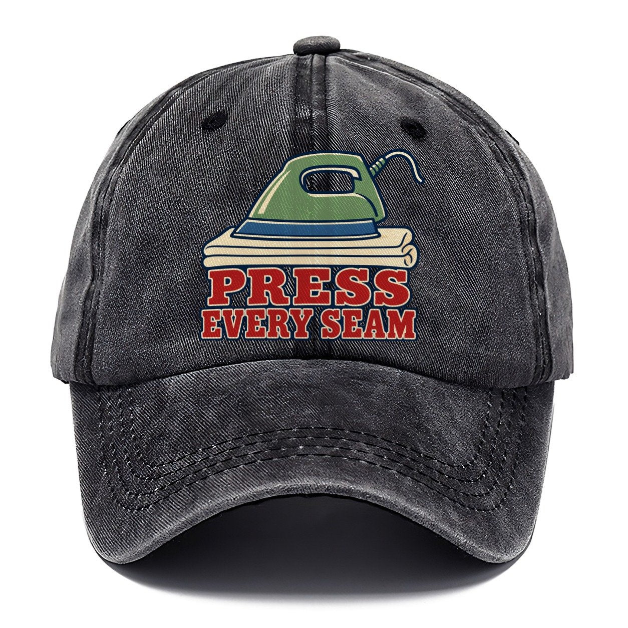 Press Every Seam Sewing And Quilting Classic Cap – Graphite