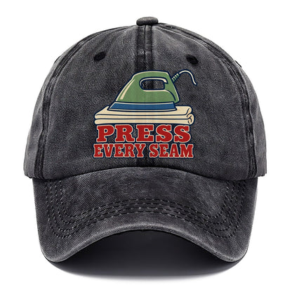 Press Every Seam Sewing And Quilting Classic Cap – Graphite