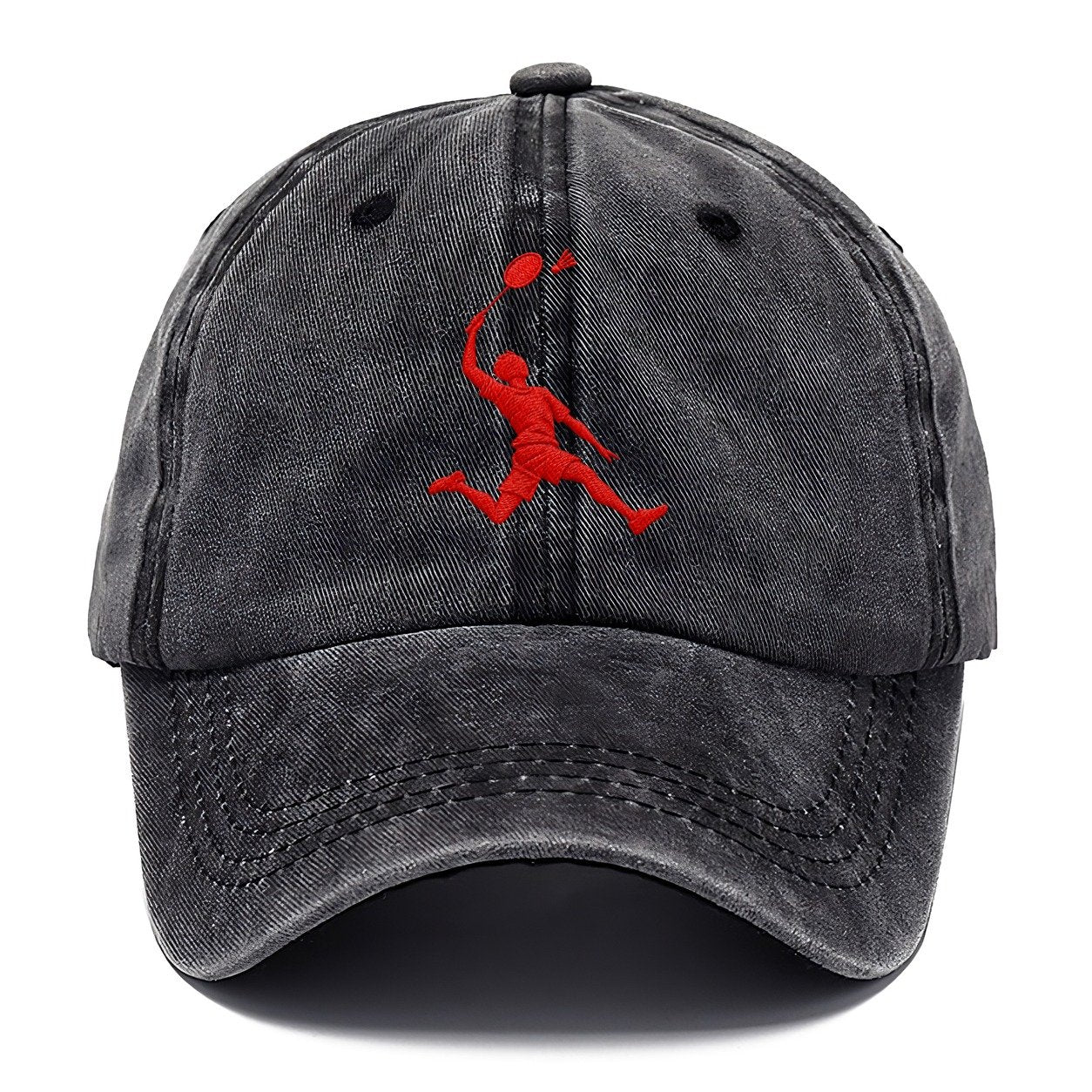 Badminton Scissor Smash Micro Motion Mark Classic Cap – Graphite