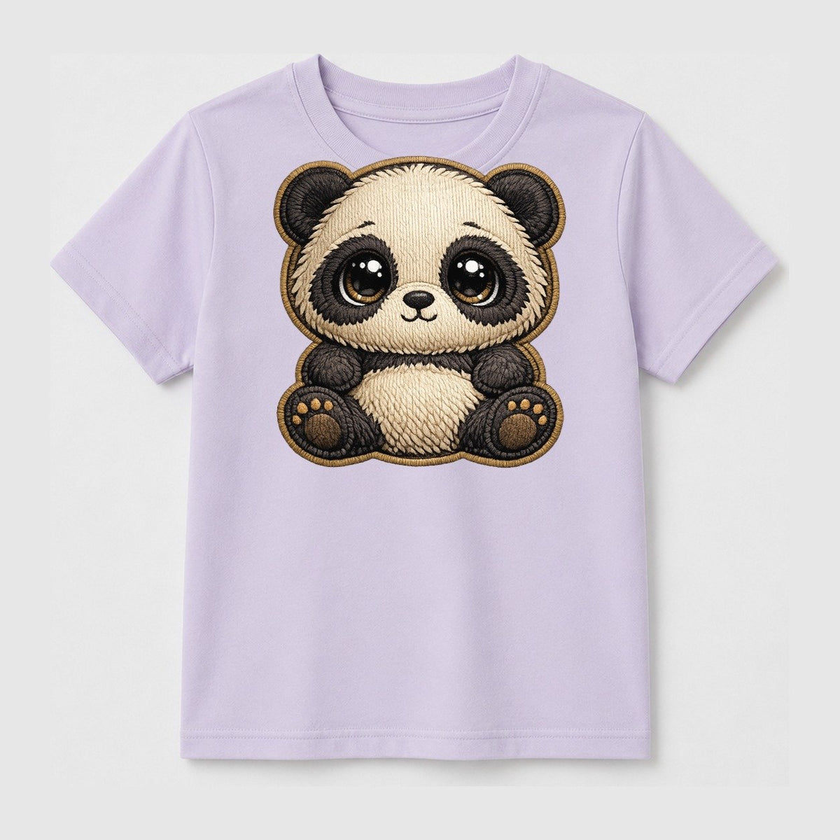 Baby Giant Panda Cub Kids T-Shirt – Light Purple