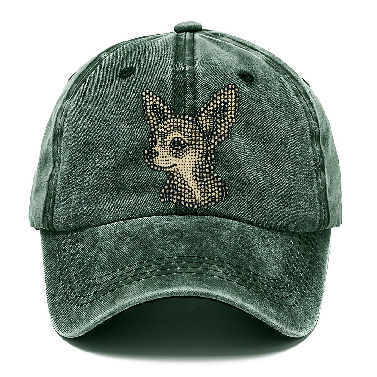 Chihuahua Side Glance Classic Cap – Forest Mist