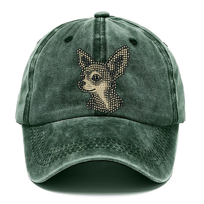 Chihuahua Side Glance Classic Cap – Forest Mist