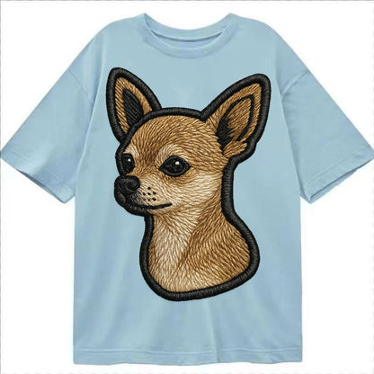 Chihuahua Logo Classic T-shirt – Light Blue