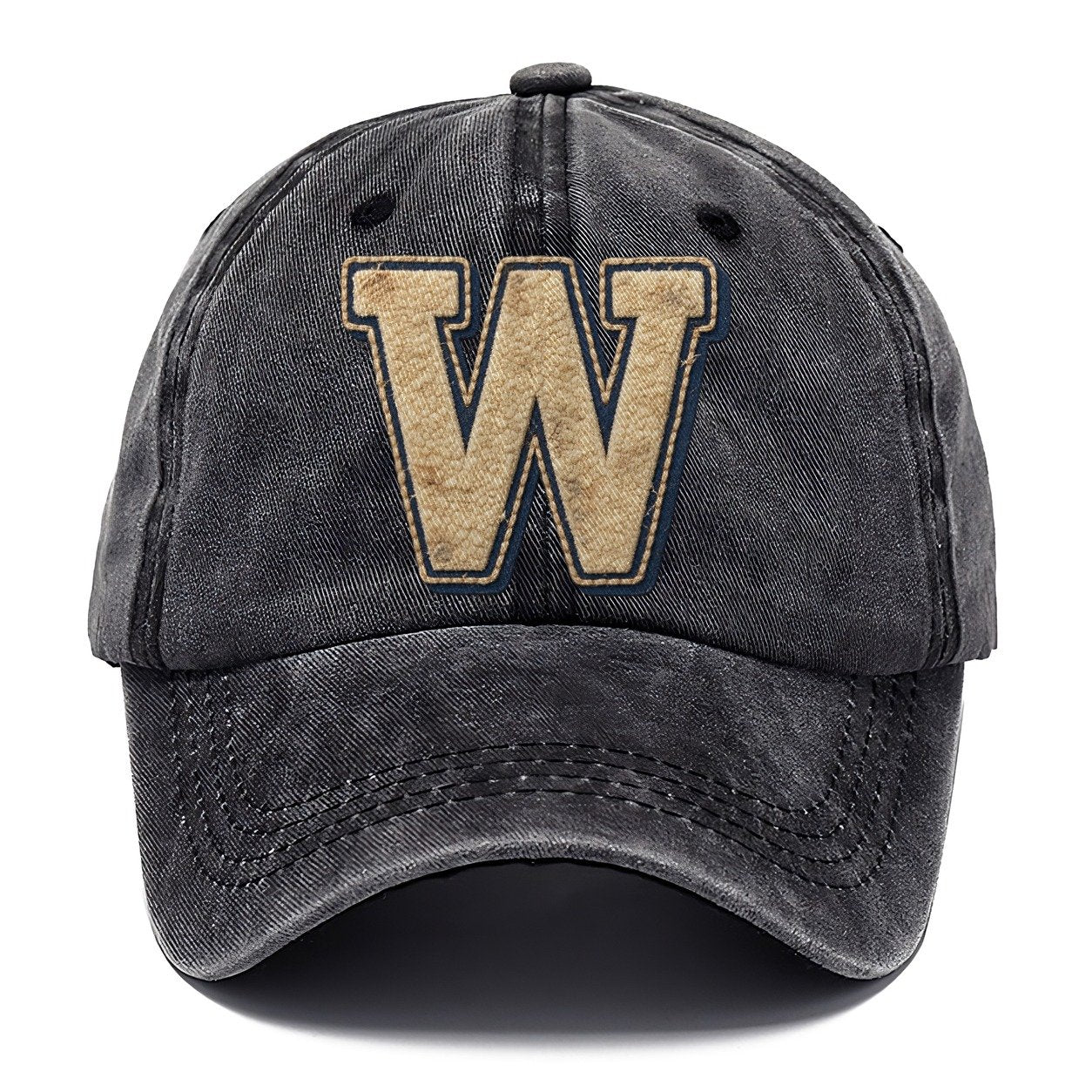 Varsity Chenille W Monogram Classic Cap – Graphite
