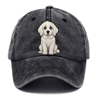 Great Pyrenees Sitting Sweetheart Classic Cap – Graphite