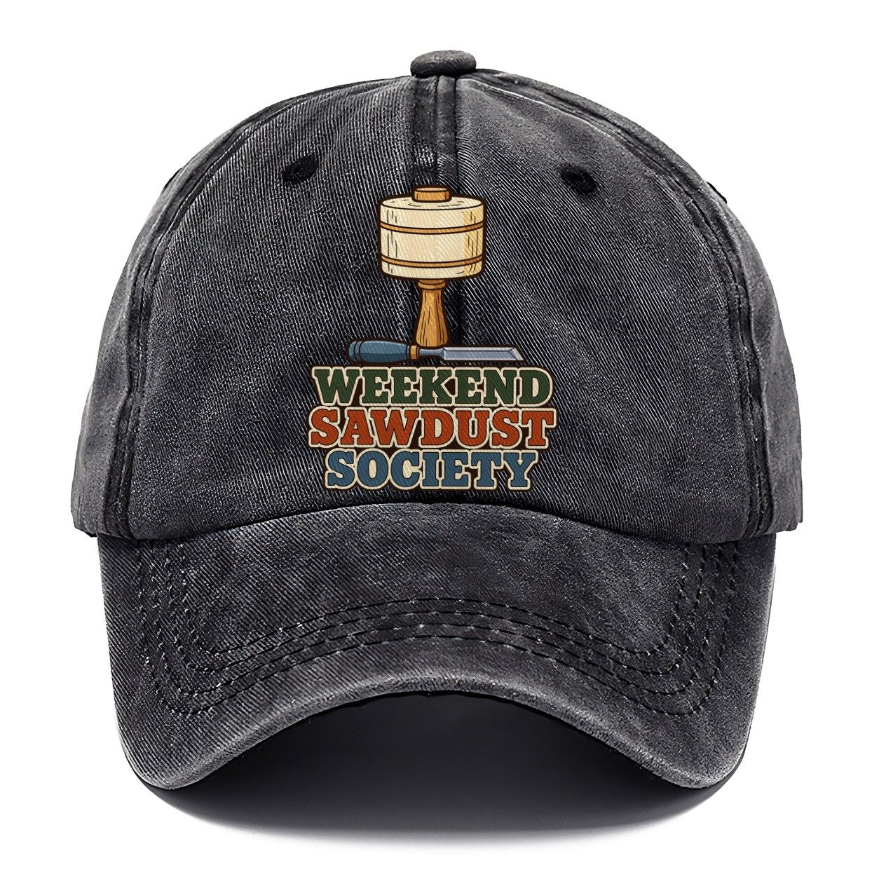 Weekend Sawdust Society Woodworking Classic Cap – Graphite