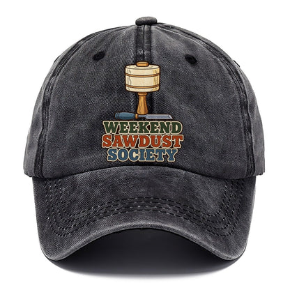 Weekend Sawdust Society Woodworking Classic Cap – Graphite